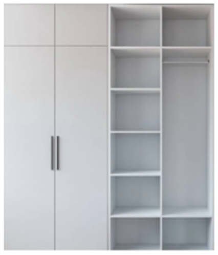 ЭСКИЗ Распашной шкаф Вилета 5 (900х2300х600)
