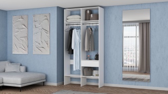 Стеллаж для одежды Мирта 42 BMS из ЛДСП