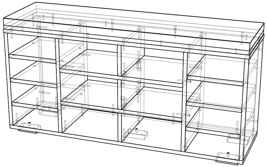 стандартная глубина обувницы