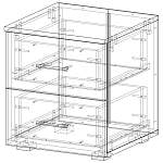 Схема сборки Прикроватная тумба Miran BMS