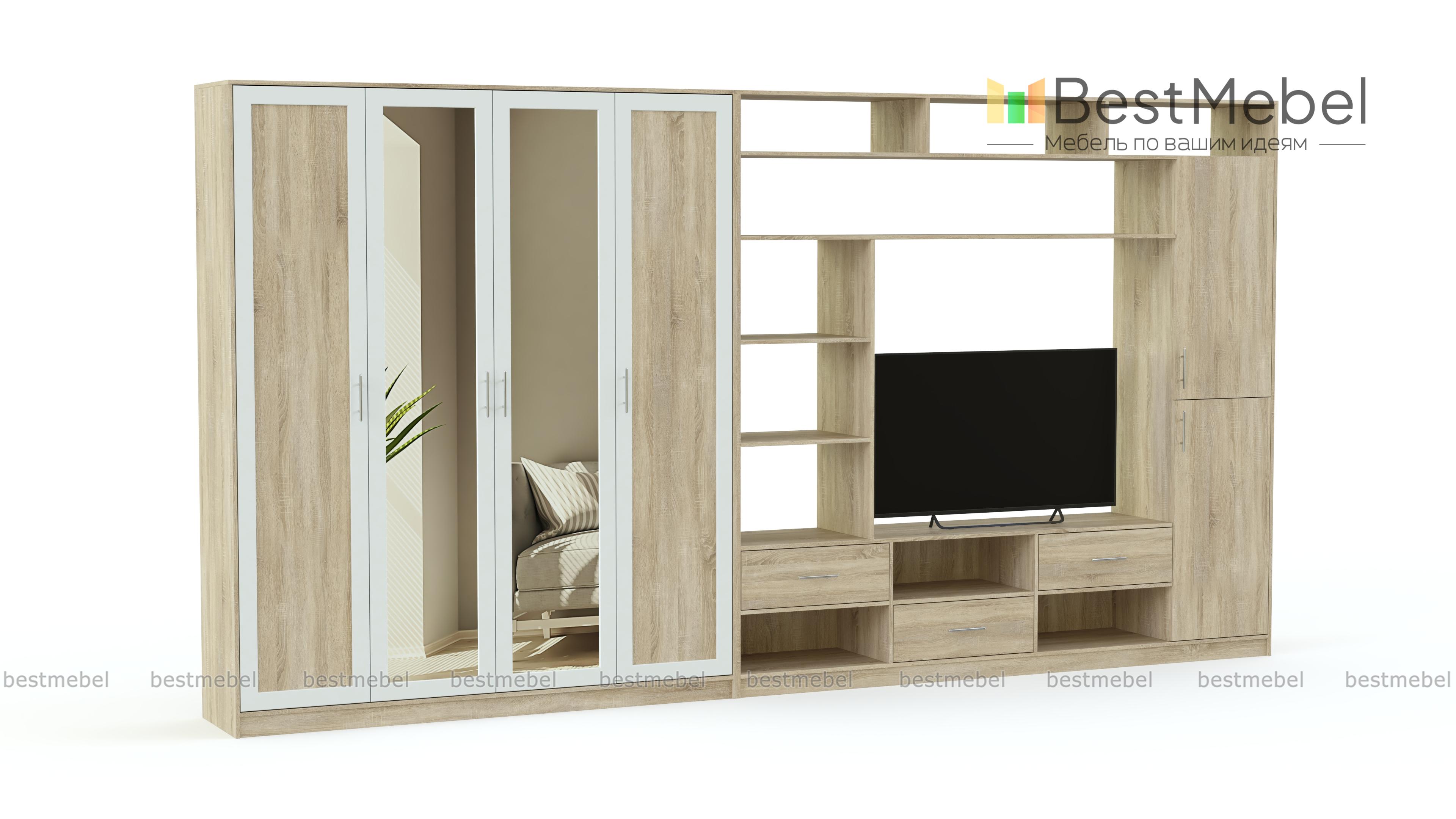 Стенка в гостиную TV-26 BMS - Фото