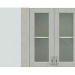 Шкаф верхний Лондон угловой со стеклом BMS - Фото 2