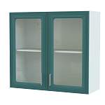 Шкаф навесной 2 двери со стеклом Ника BMS - Фото 7