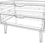 Схема сборки Тумба прикроватная Астра 10 BMS