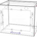 Схема сборки Шкаф-витрина газовка Клайд BMS
