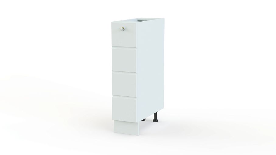 Тумба с бутылочницей Квадро BMS - Фото