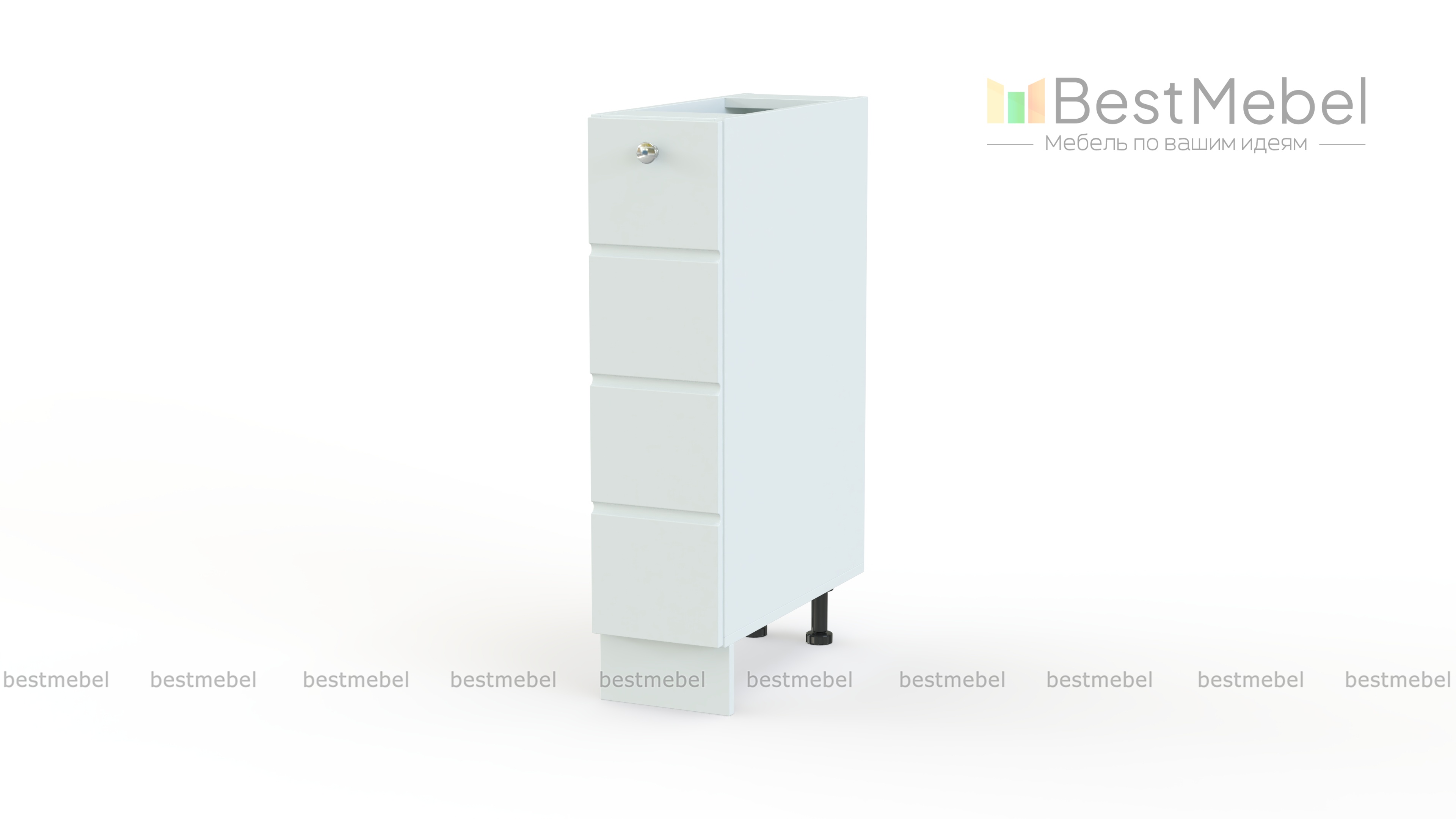 Тумба с бутылочницей Квадро BMS