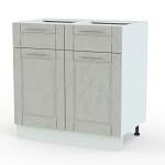 Шкаф нижний 2 двери 2 ящика Палермо BMS - Фото 6