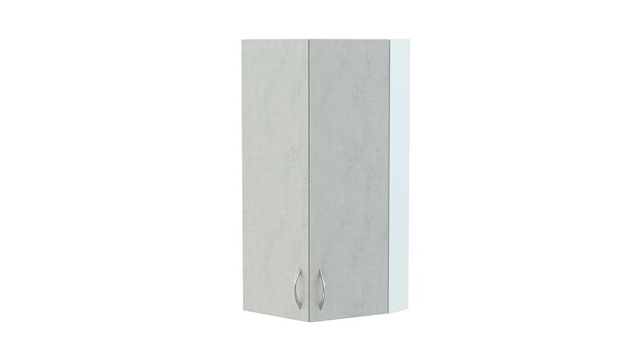 Шкаф верхний высокий Гарда торцевой угловой  BMS - Фото