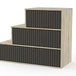 Лестница для кровати Фуксия 2 BMS - Фото 7