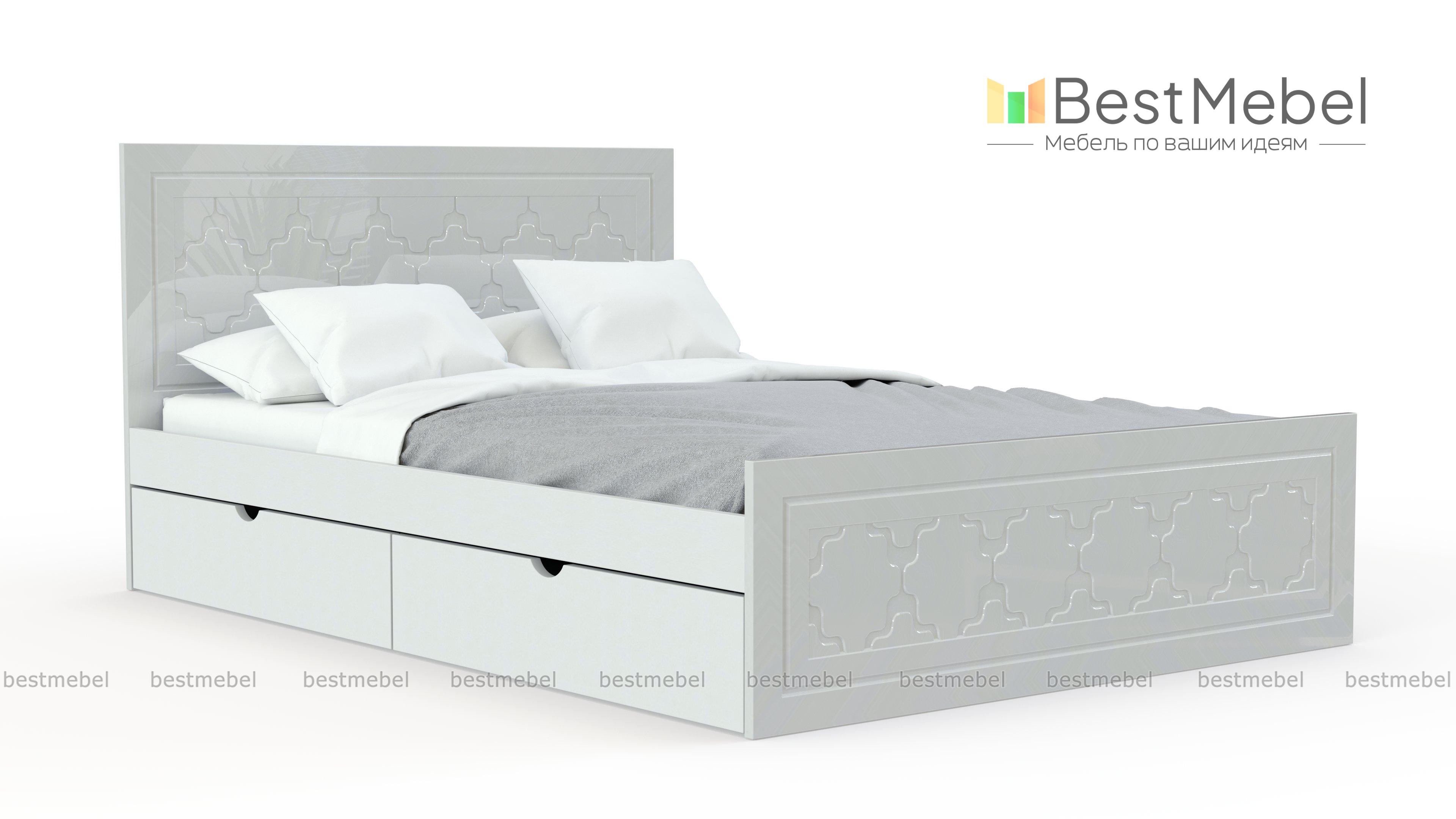 Кровать Мари Блеск 47 BMS - Фото