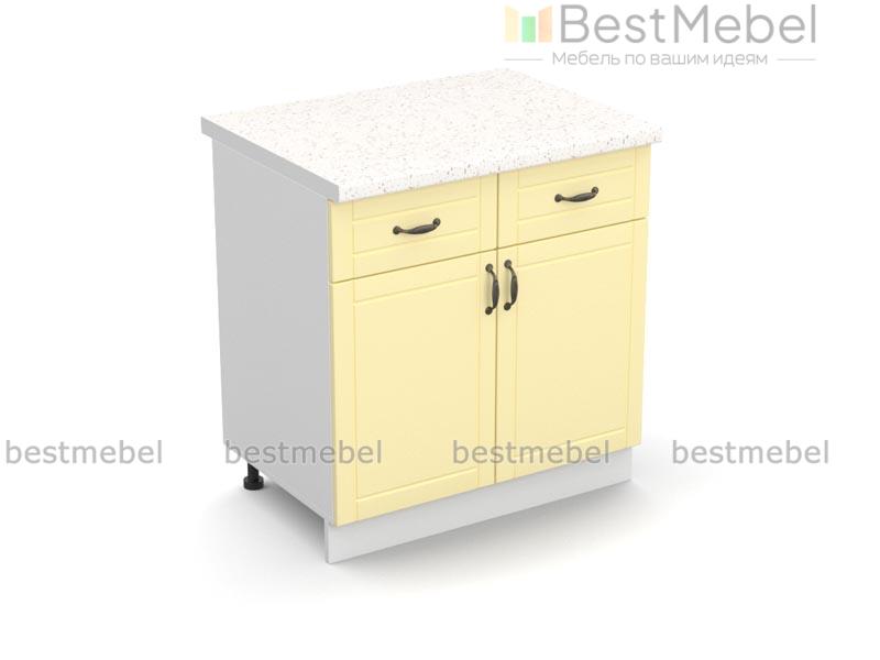 Шкаф нижний с 2-мя дверцами и 2-мя ящиками Канди BMS - Фото