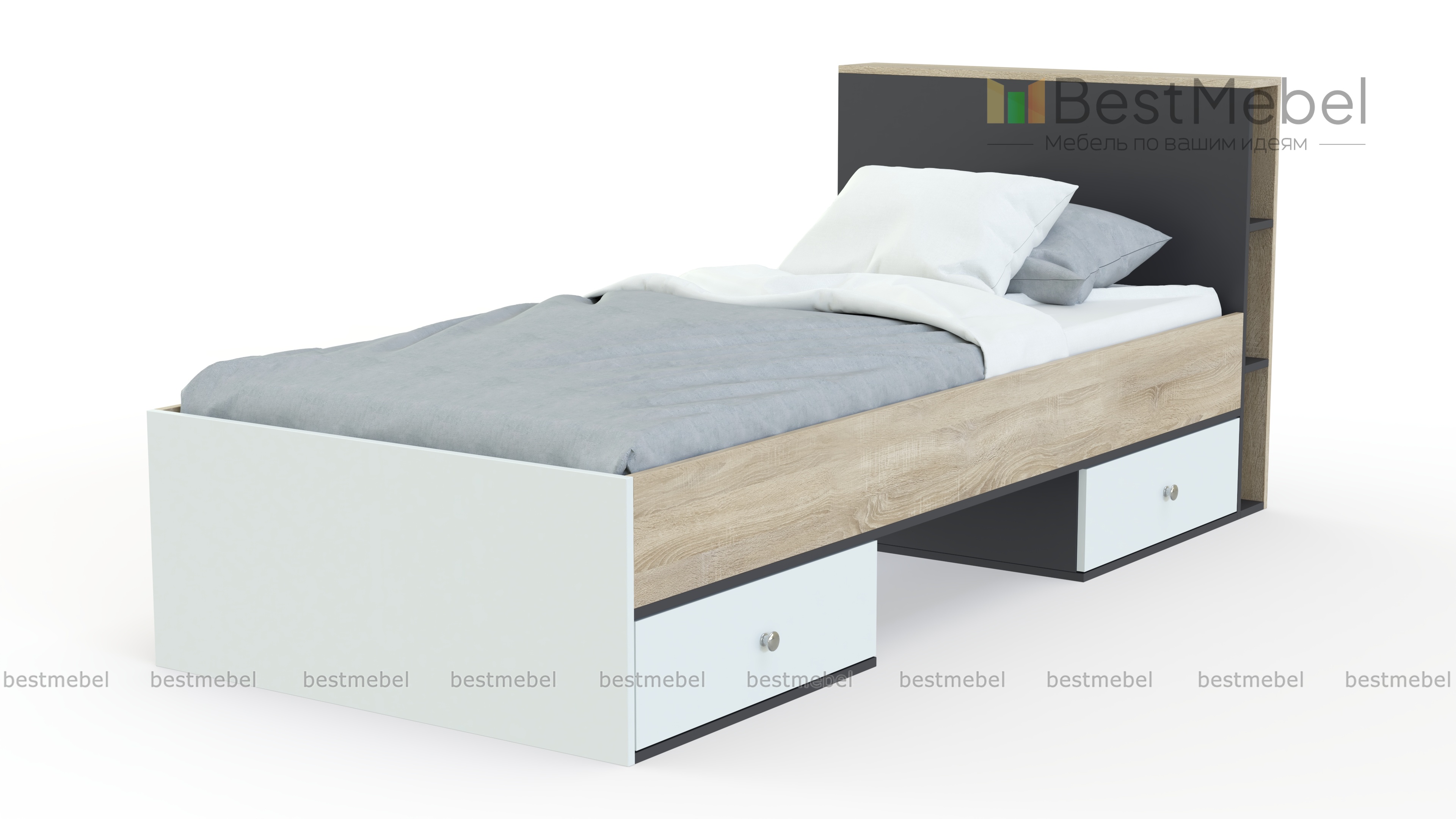 Кровать с ящиком Paris BMS