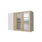 Шкаф верхний Лондон угловой со стеклом BMS - Фото 10