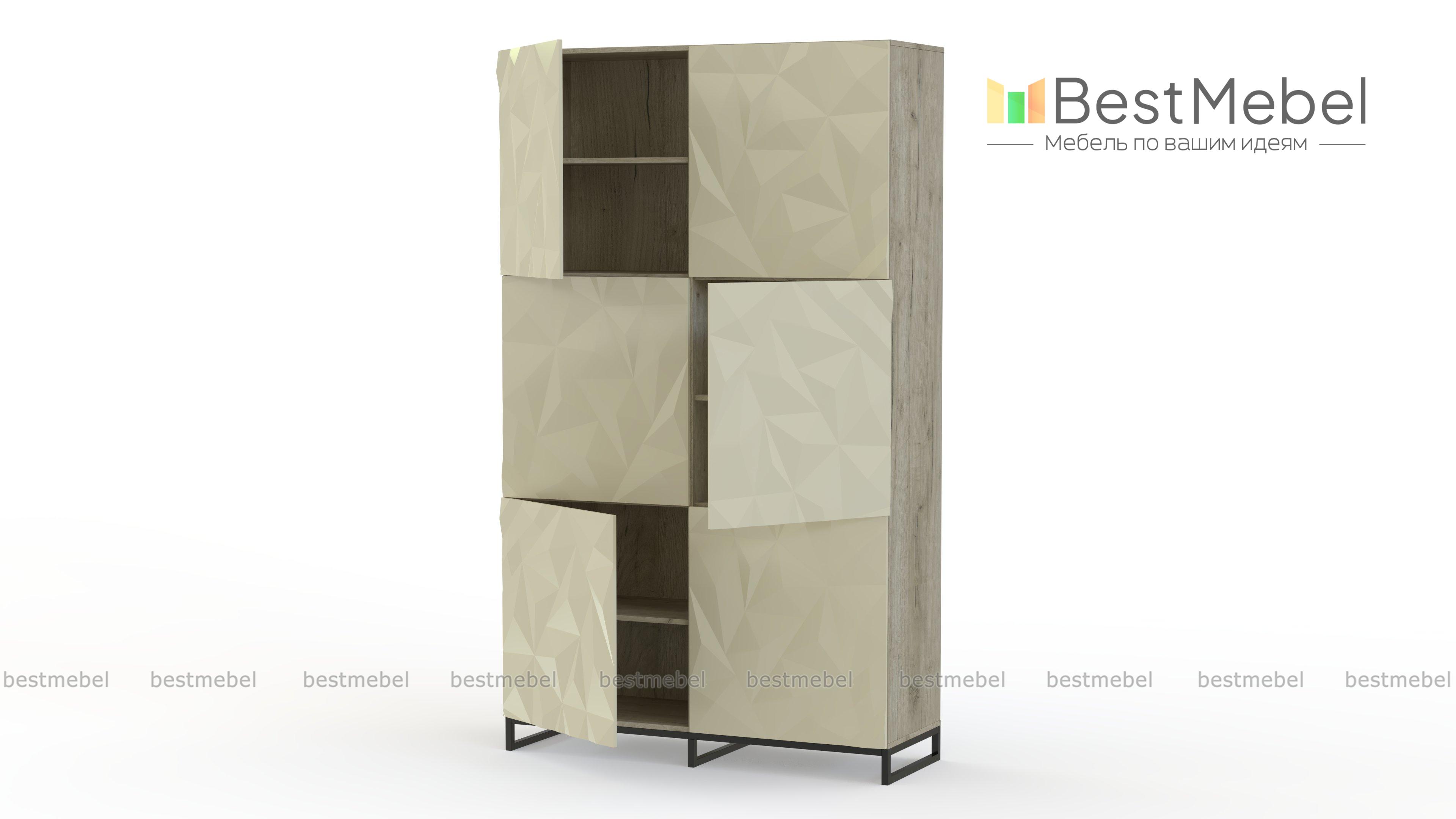 Шкаф распашной Салли 13 BMS - Фото