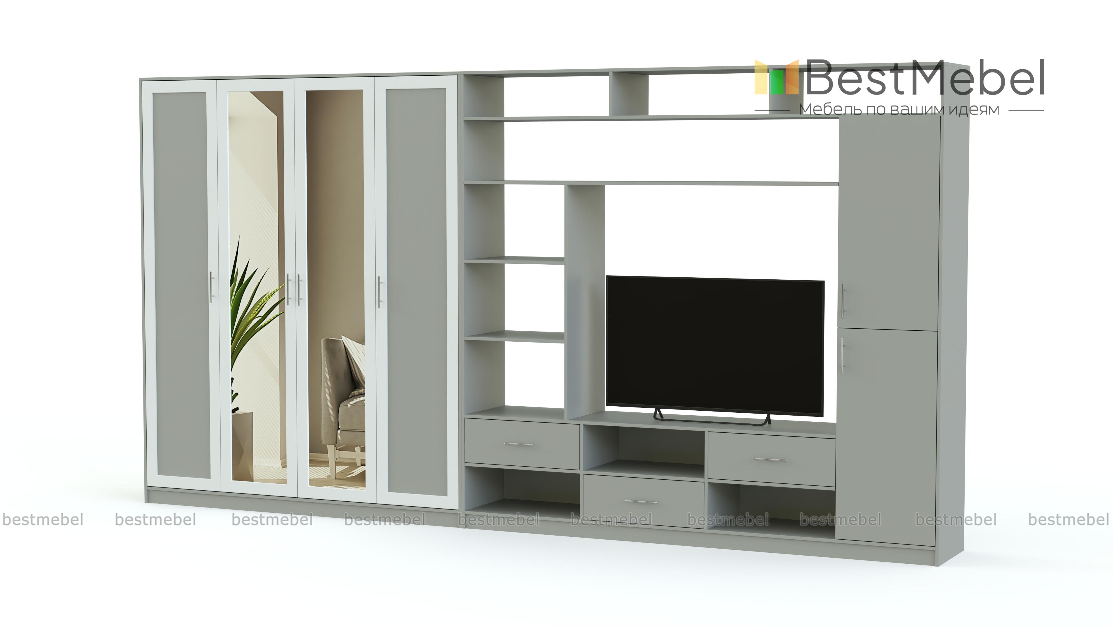Стенка в гостиную TV-26 BMS - Фото