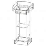 Схема сборки Трибуна для выступлений Динамик 2 BMS