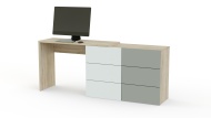 Комод со столом Капри BMS