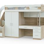 Кровать-чердак с рабочей зоной Мираж 5 BMS - Фото 4