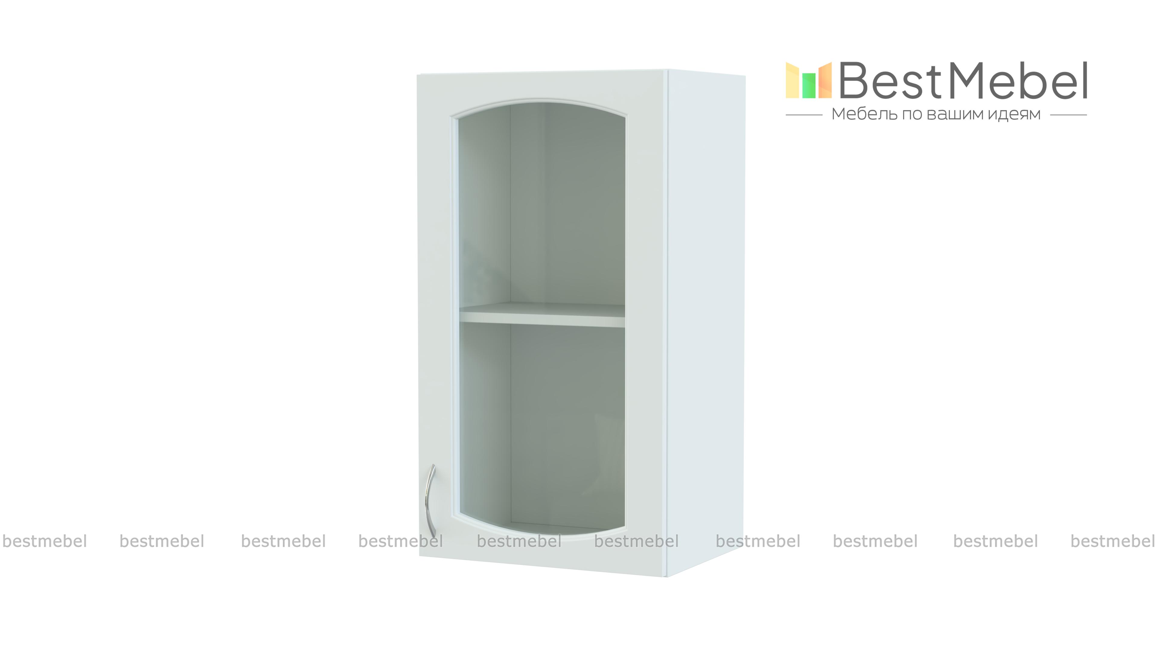 Шкаф-витрина 1 дверь Глория BMS - Фото