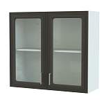 Шкаф навесной 2 двери со стеклом Ника BMS - Фото 6