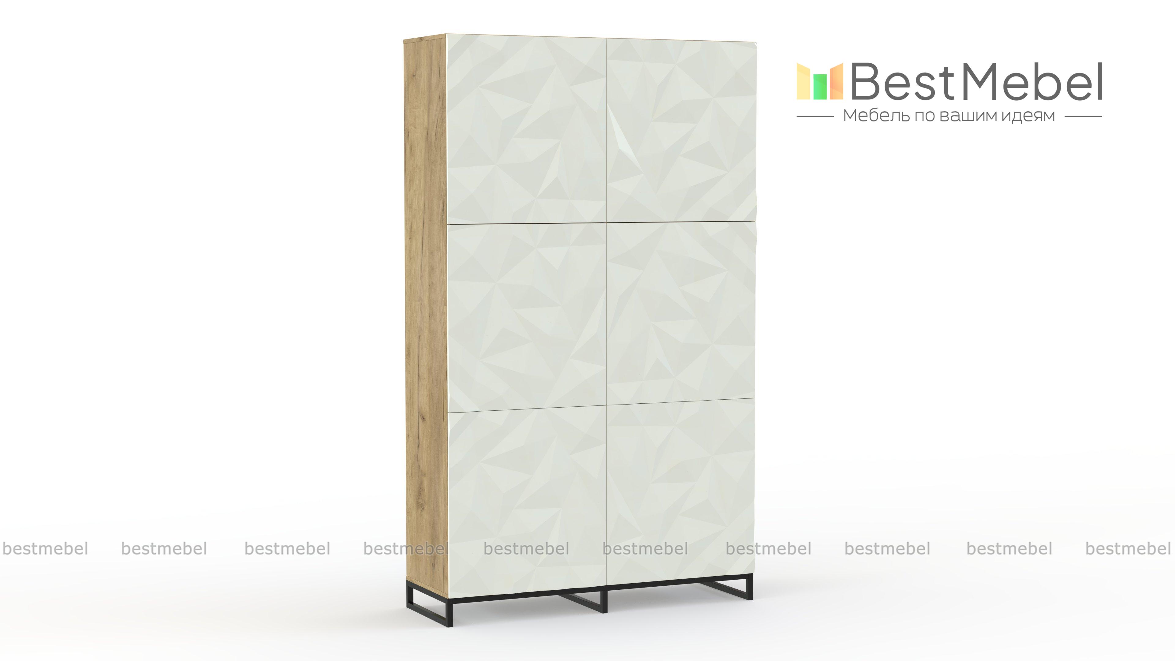 Шкаф распашной Салли 13 BMS - Фото