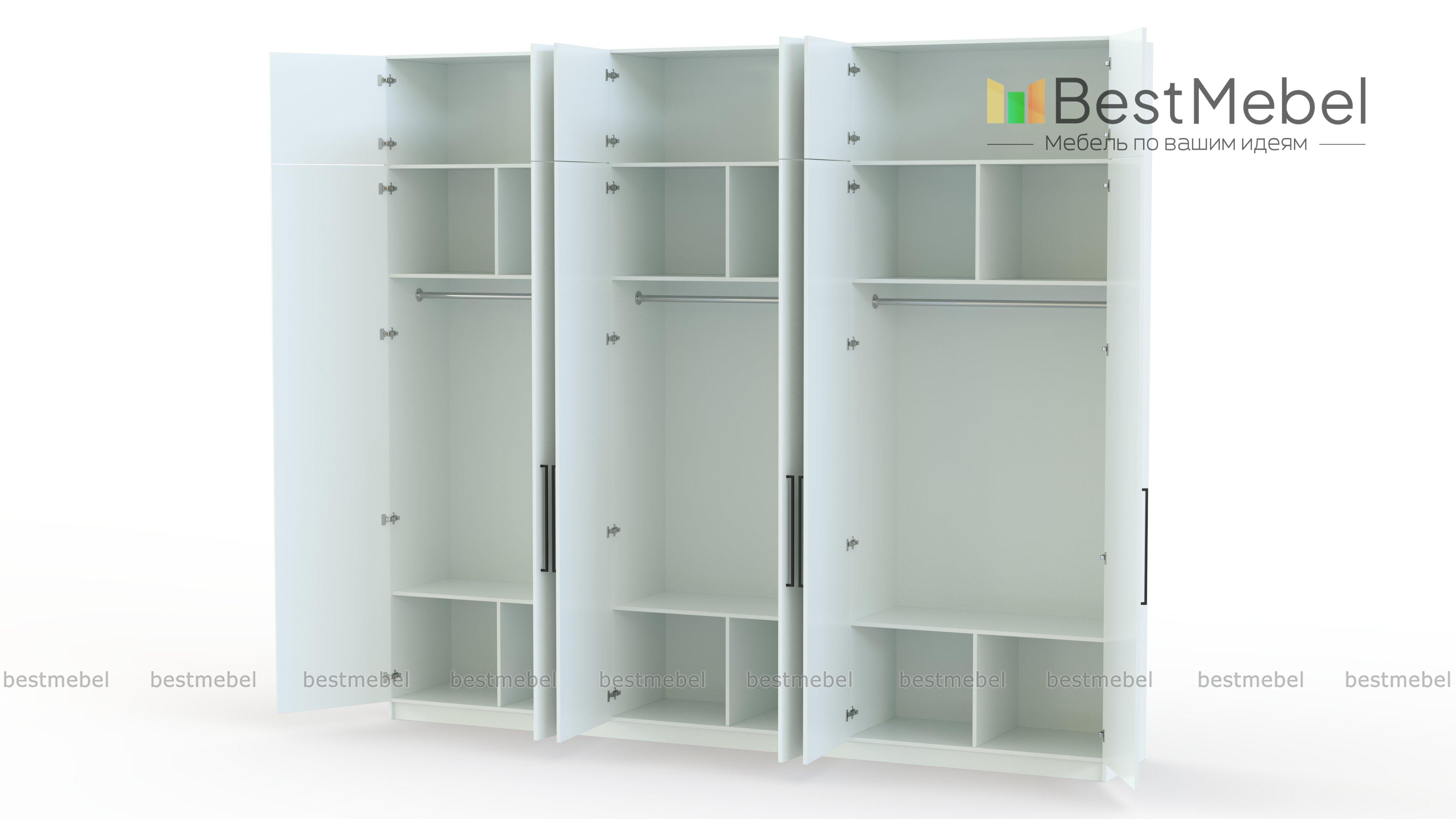 Шкаф распашной Остин Лайт 12 BMS - Фото