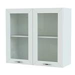 Шкаф верхний 2 двери со стеклом Агава BMS - Фото 1