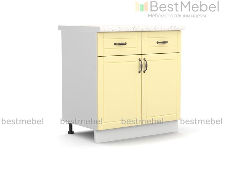 Шкаф нижний с 2-мя дверцами и 2-мя ящиками Канди BMS - Фото