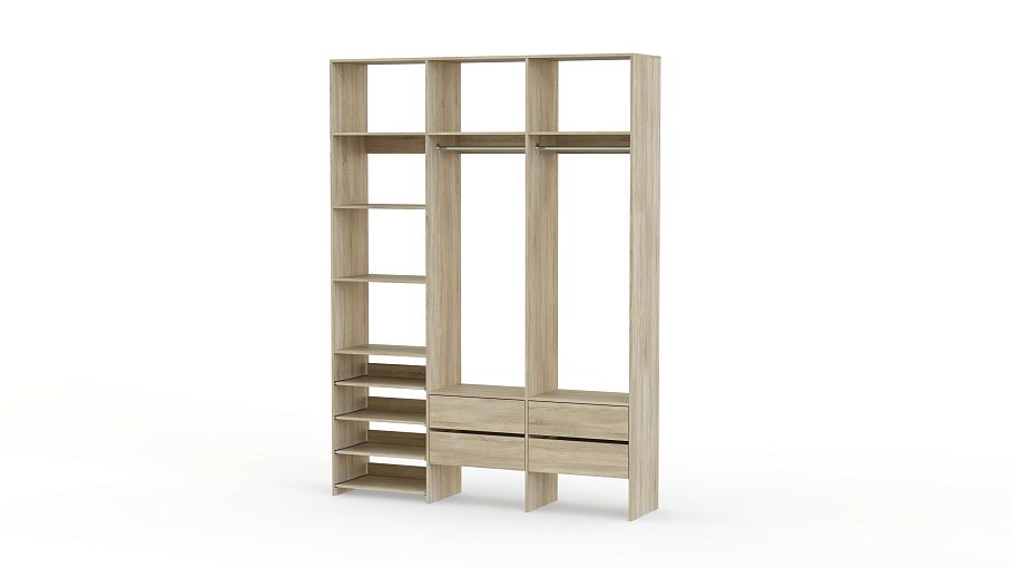 Стеллаж для одежды Мирта 98 BMS - Фото