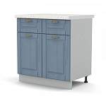 Шкаф нижний 2 двери 2 ящика Палермо BMS - Фото 10