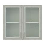 Шкаф навесной 2 двери со стеклом Ника BMS - Фото 2