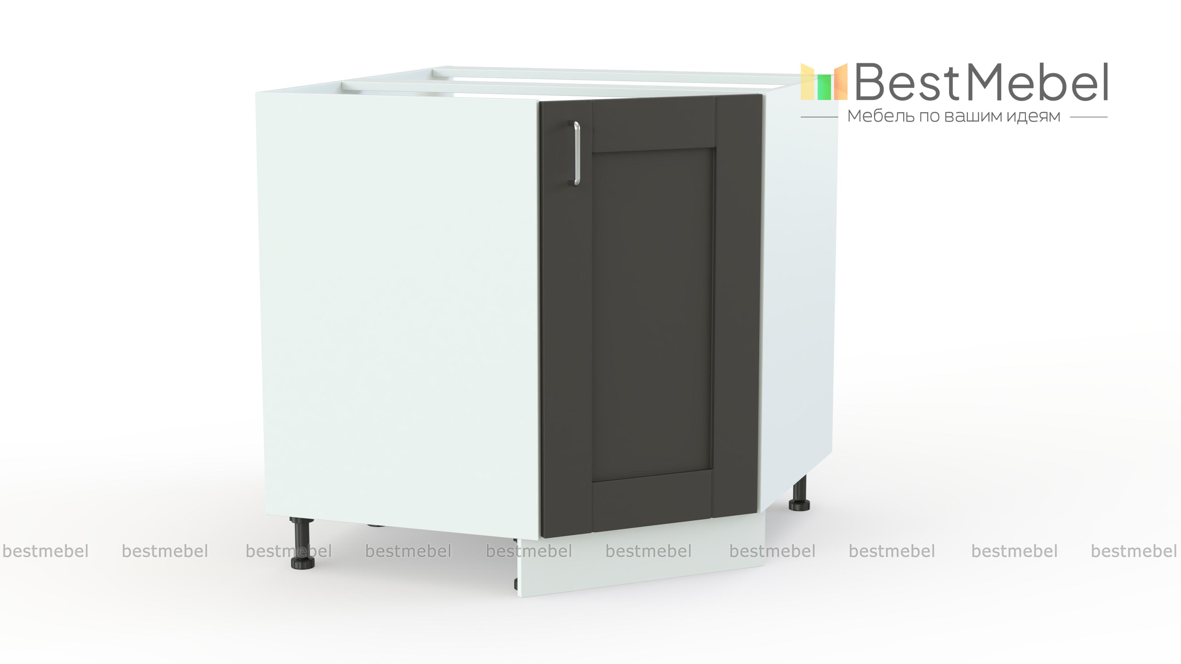 Шкаф нижний угловой (трапеция) Лофт BMS - Фото