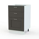 Шкаф нижний с 3-мя ящиками Лофт BMS - Фото 1