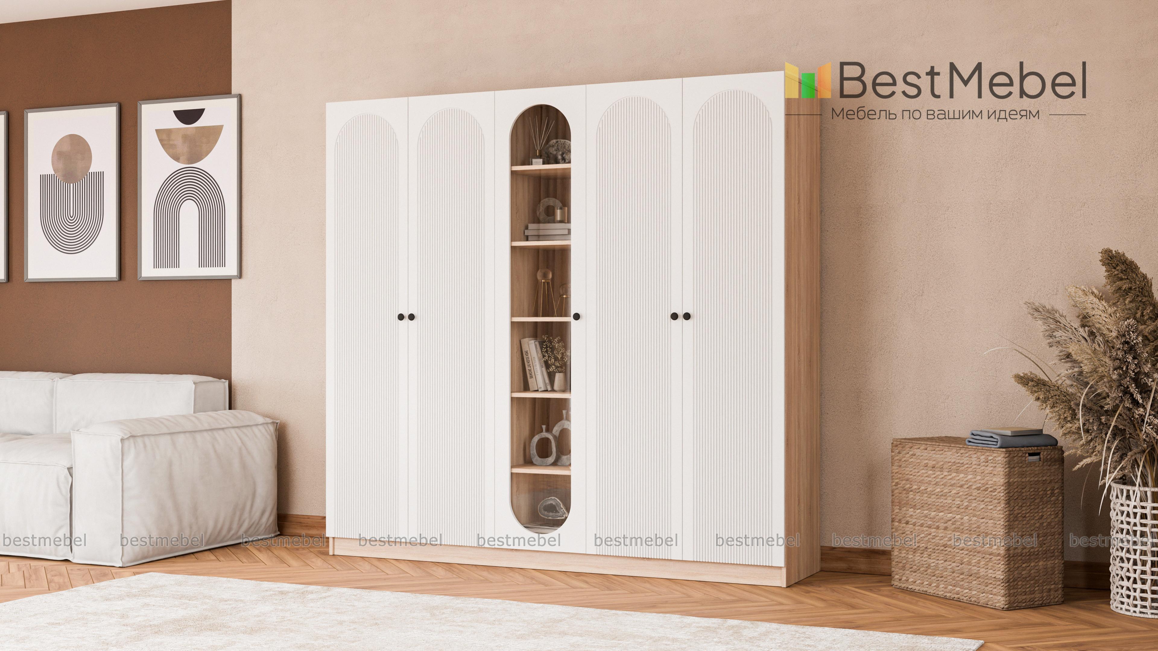 Шкаф распашной Рене 14 BMS - Фото