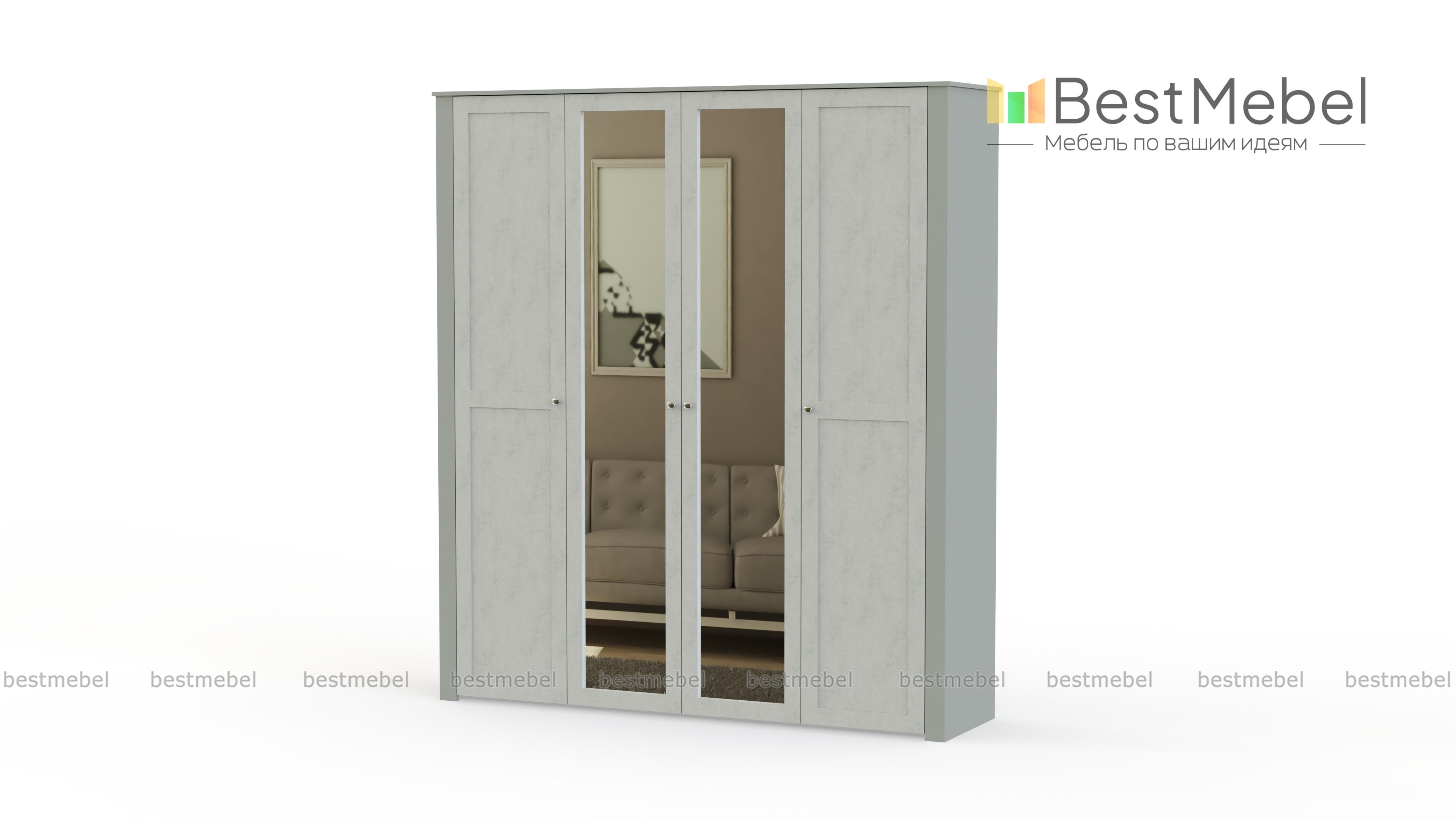 Распашной шкаф Бриз К 2 BMS - Фото