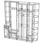 Схема сборки Прихожая Октэн Васса 23 BMS