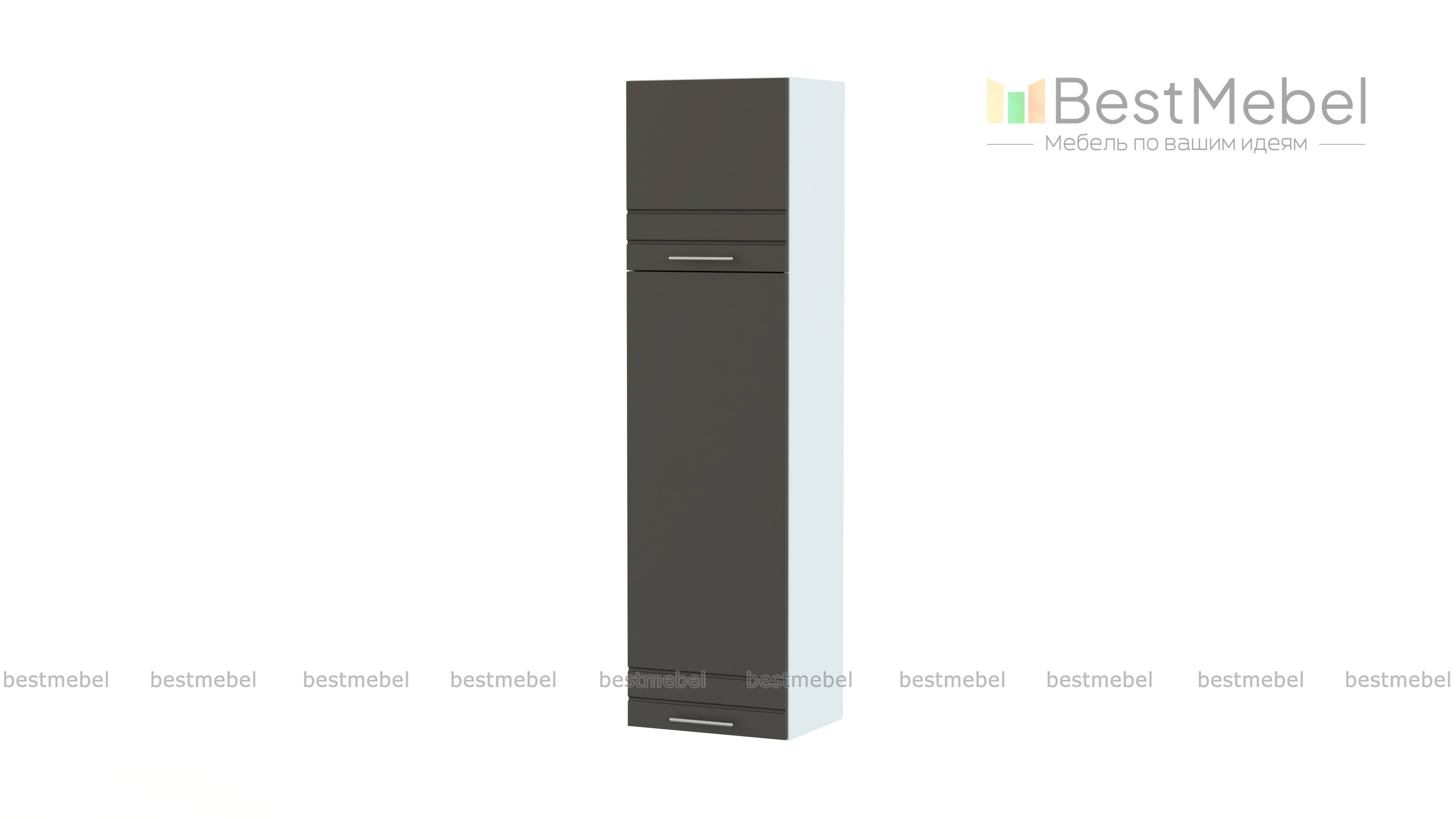 Шкаф пенал Олимпия  глухой навесной BMS